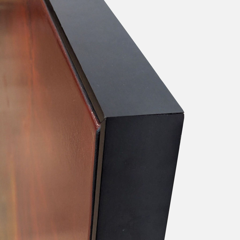 Abstract Art Print with Black Frame