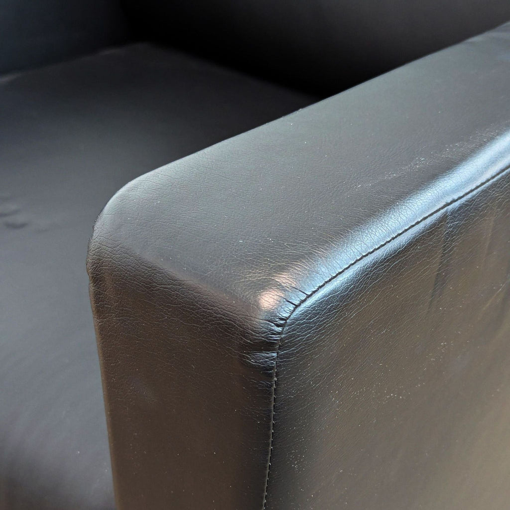 Pennant Faux Leather Modern Lounge Chair