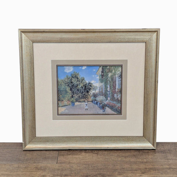 Framed art print of Monet's "The Artist’s House At Argenteuil."