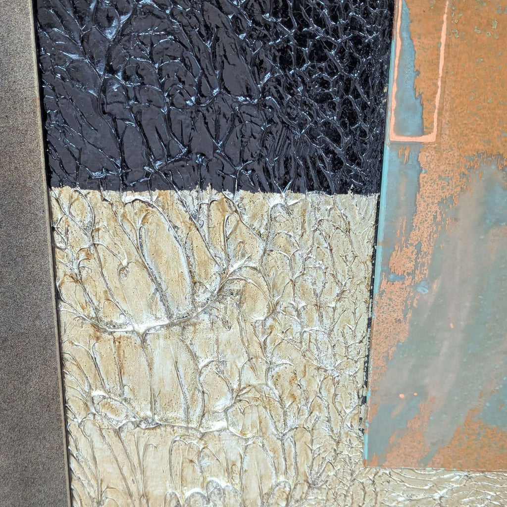 Abstract “ Metallic Universe II” from Kinder Harris Interior Accents