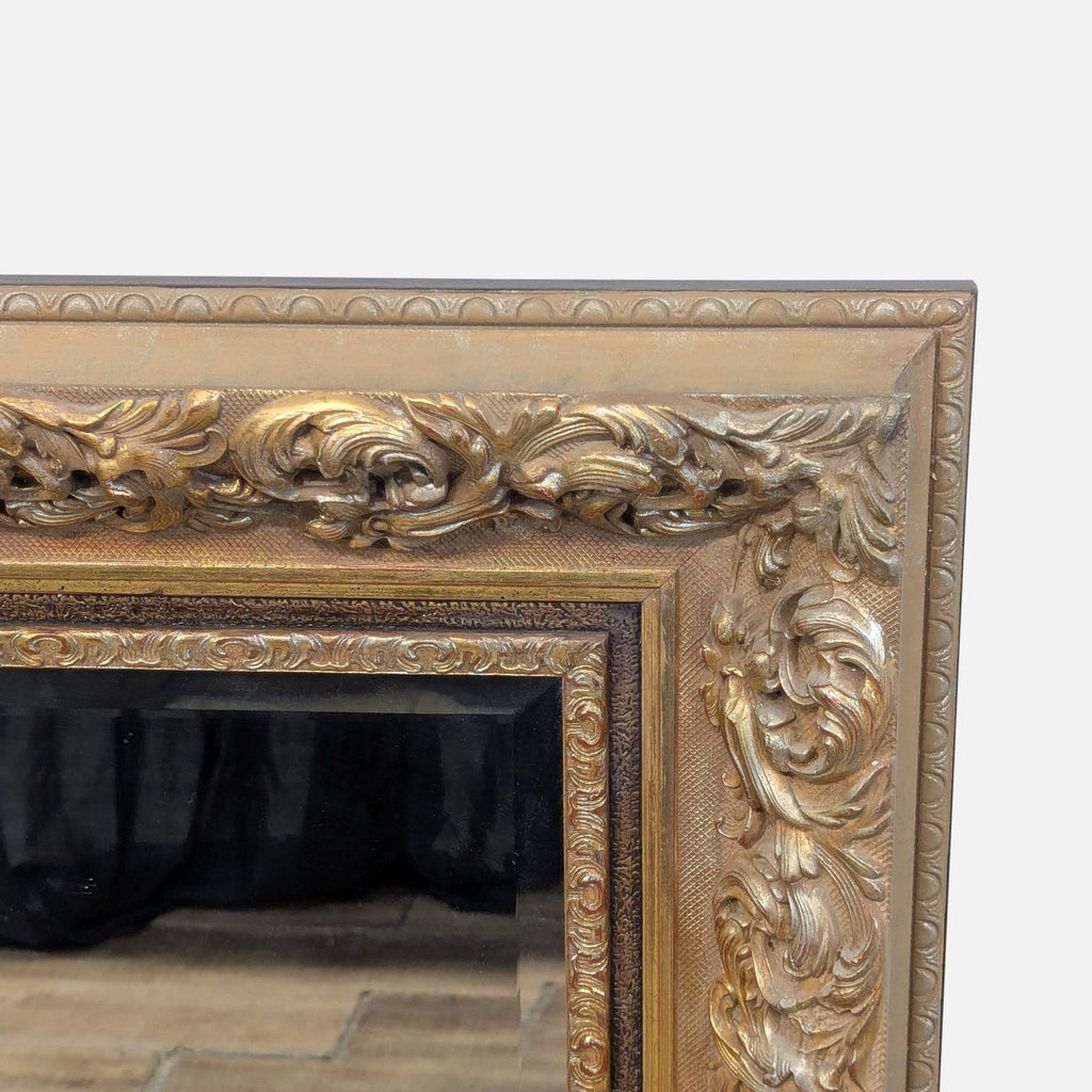 Carved Wood Frame Wall Mirror