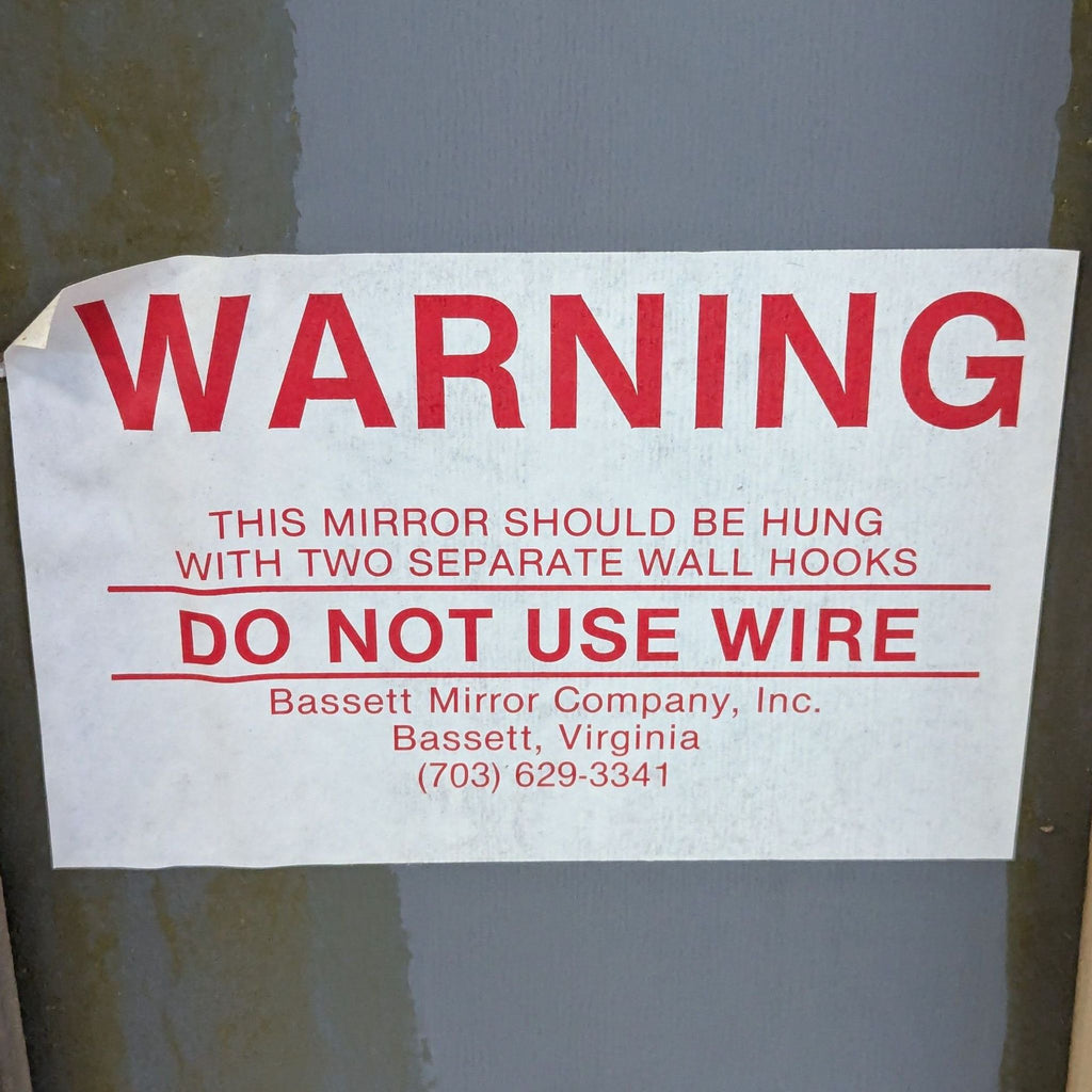 Bassett Mirror with Beveled Inserts