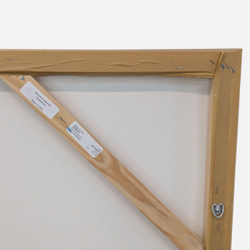 Maker & Moss “Blue Reverberation” Print on Canvas