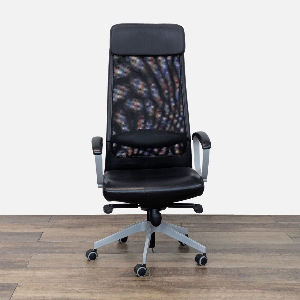 Ergonomic Black Office Chair with High Back Support
