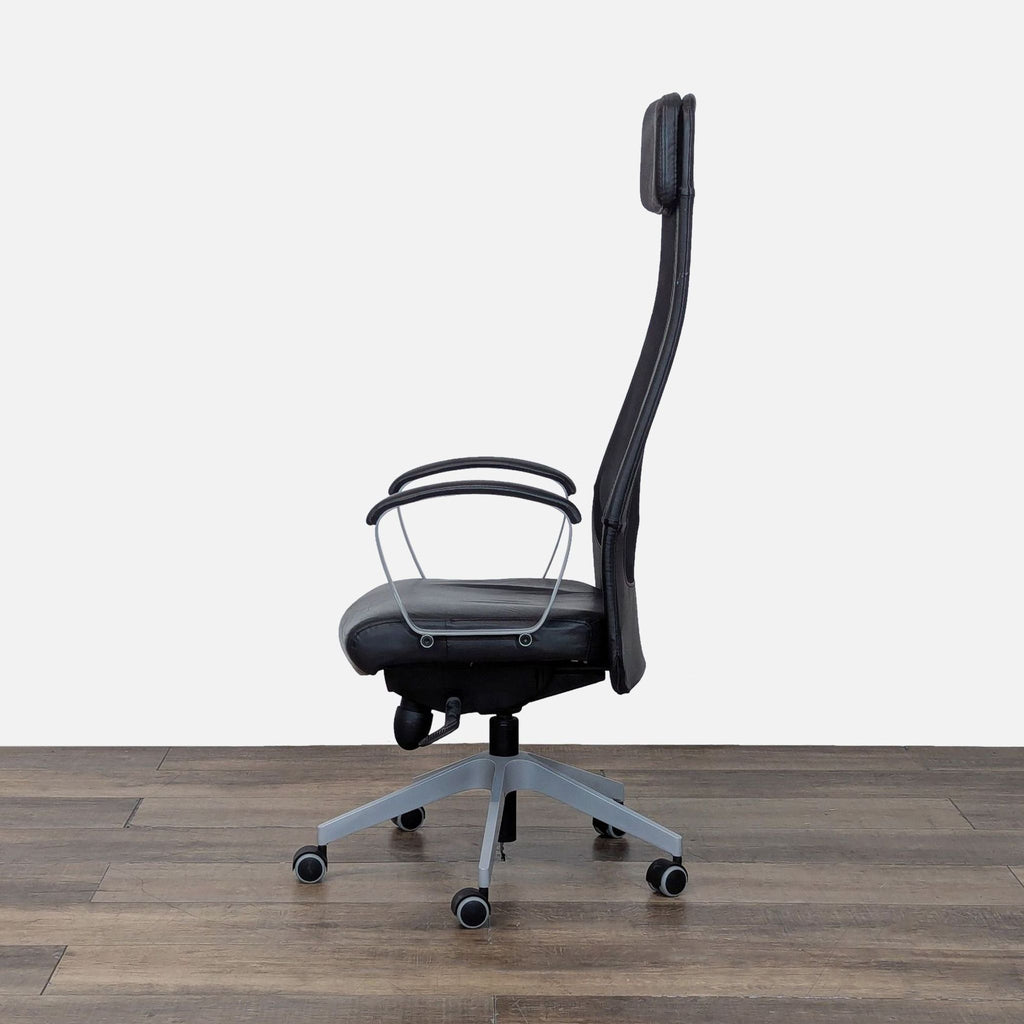 Ergonomic Black Office Chair with High Back Support