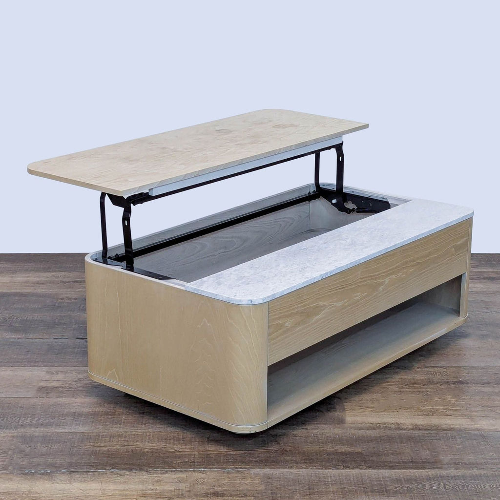 Williams Sonoma/West Elm Panorama Pop-Up Storage Coffee Table