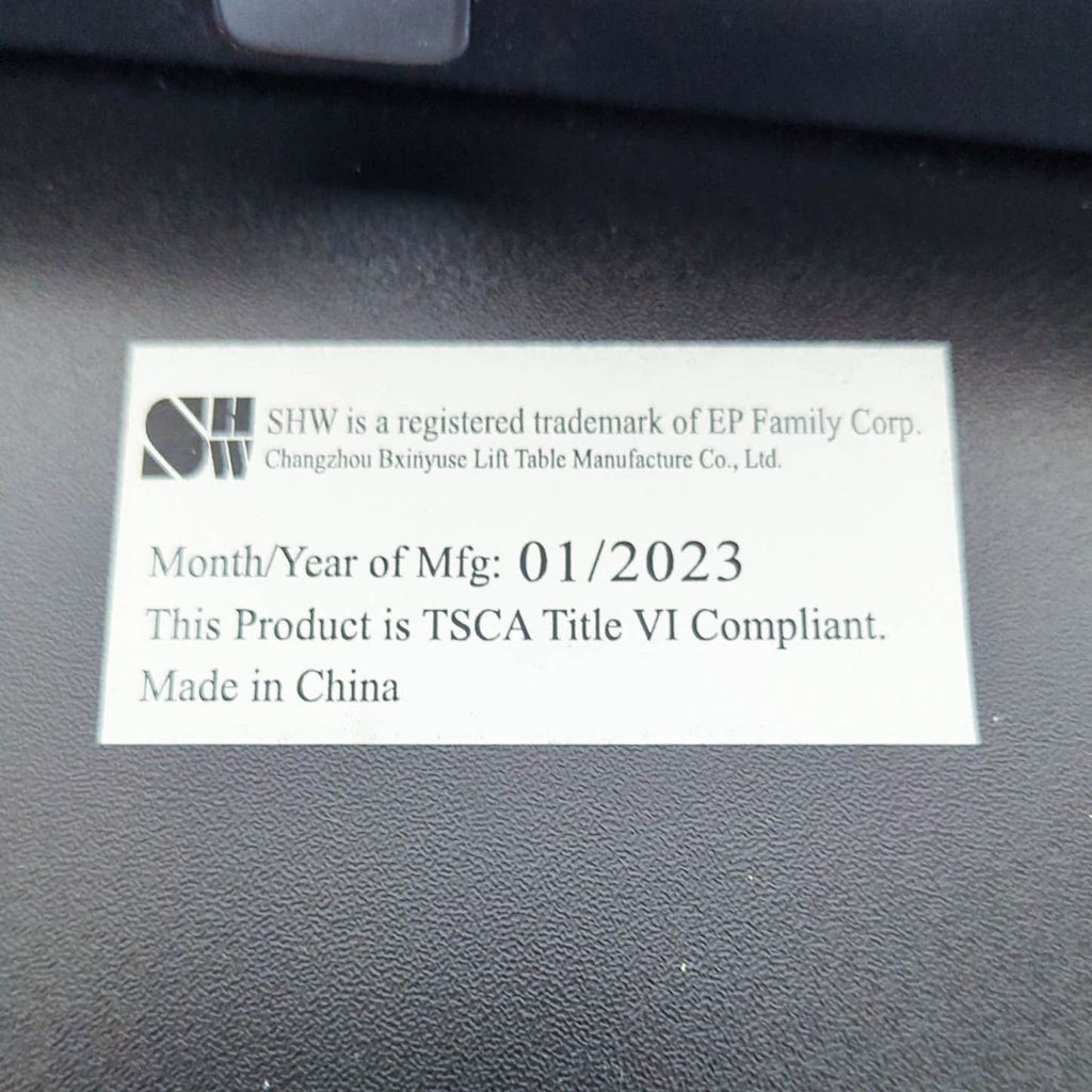 SHW Electric Adjustable Standing Desk with Memory Presets