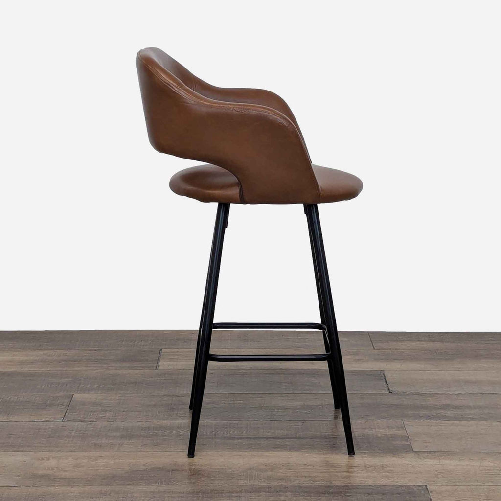 Lumisource Faux Leather Bar Stool