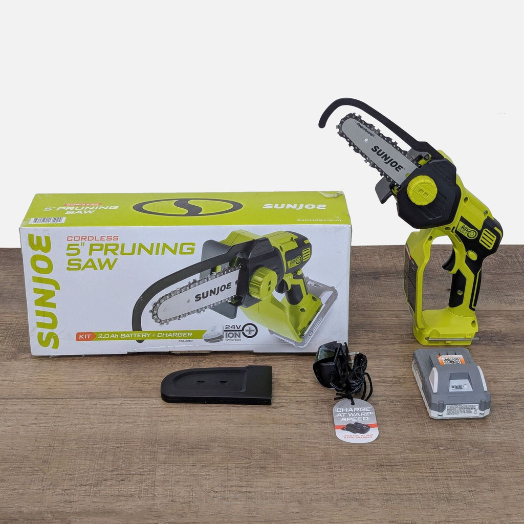 Sun Joe 24V Cordless Handheld Mini Chainsaw – Compact and Lightweight Tool
