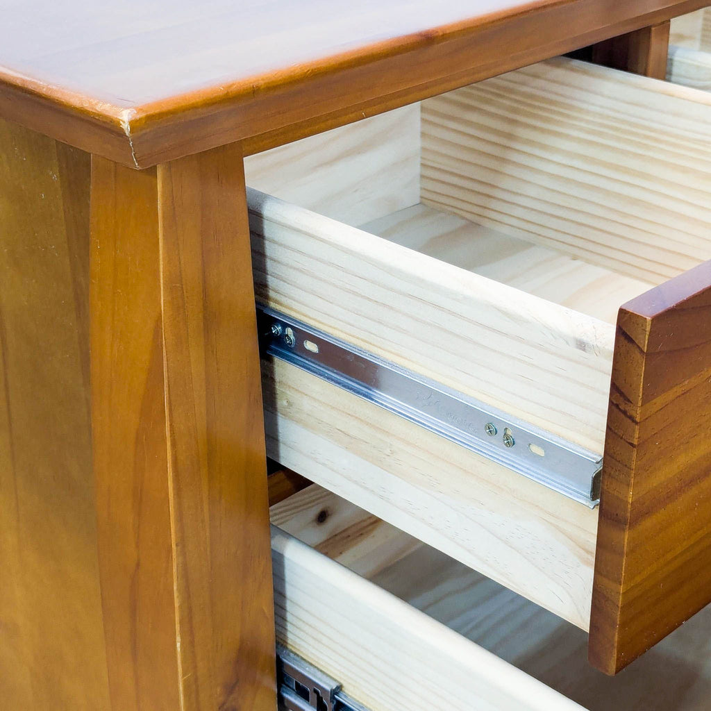 Contemporary 8 Drawer Wood Dresser