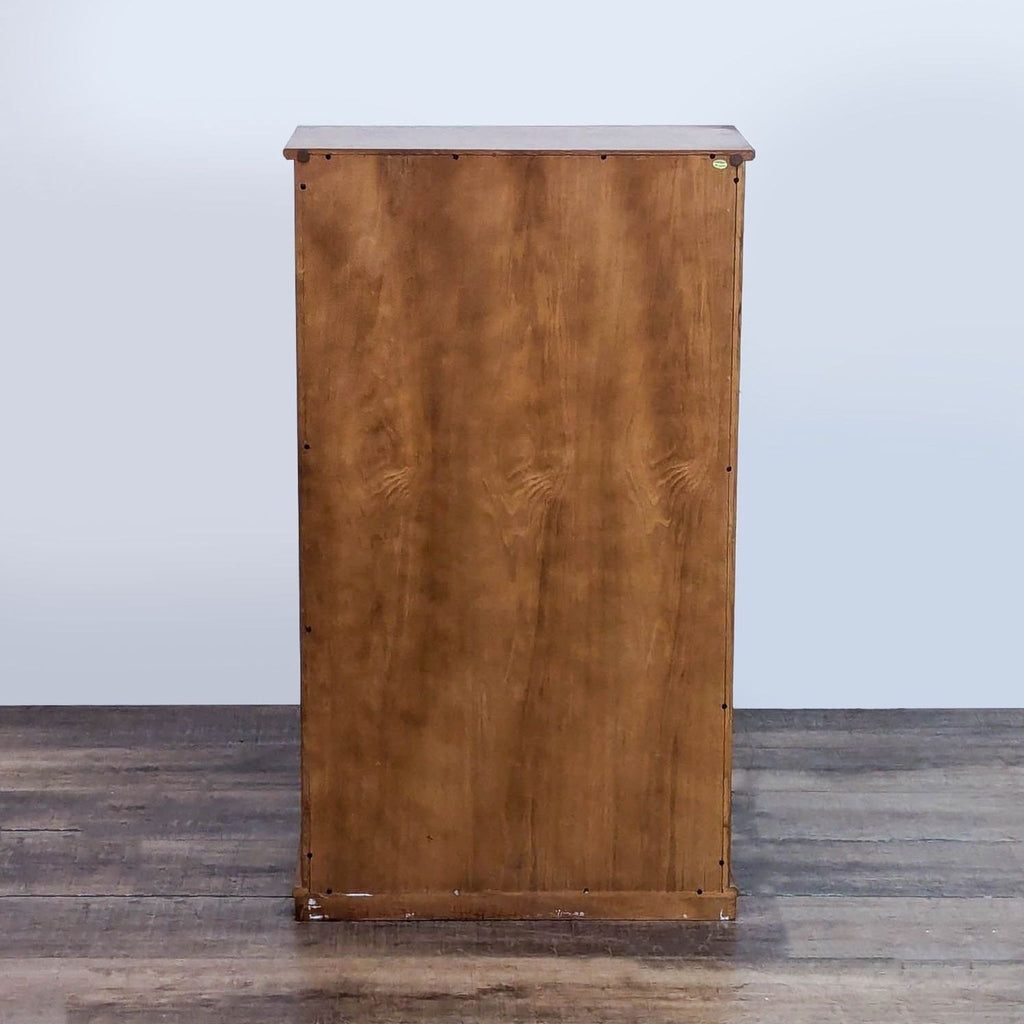 Leslie Dame Solid Oak Multimedia Mission Style Storage Cabinet