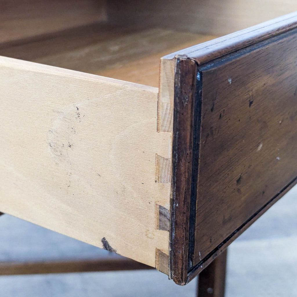 Heritage Furniture Campaign Style End Table with Drawer