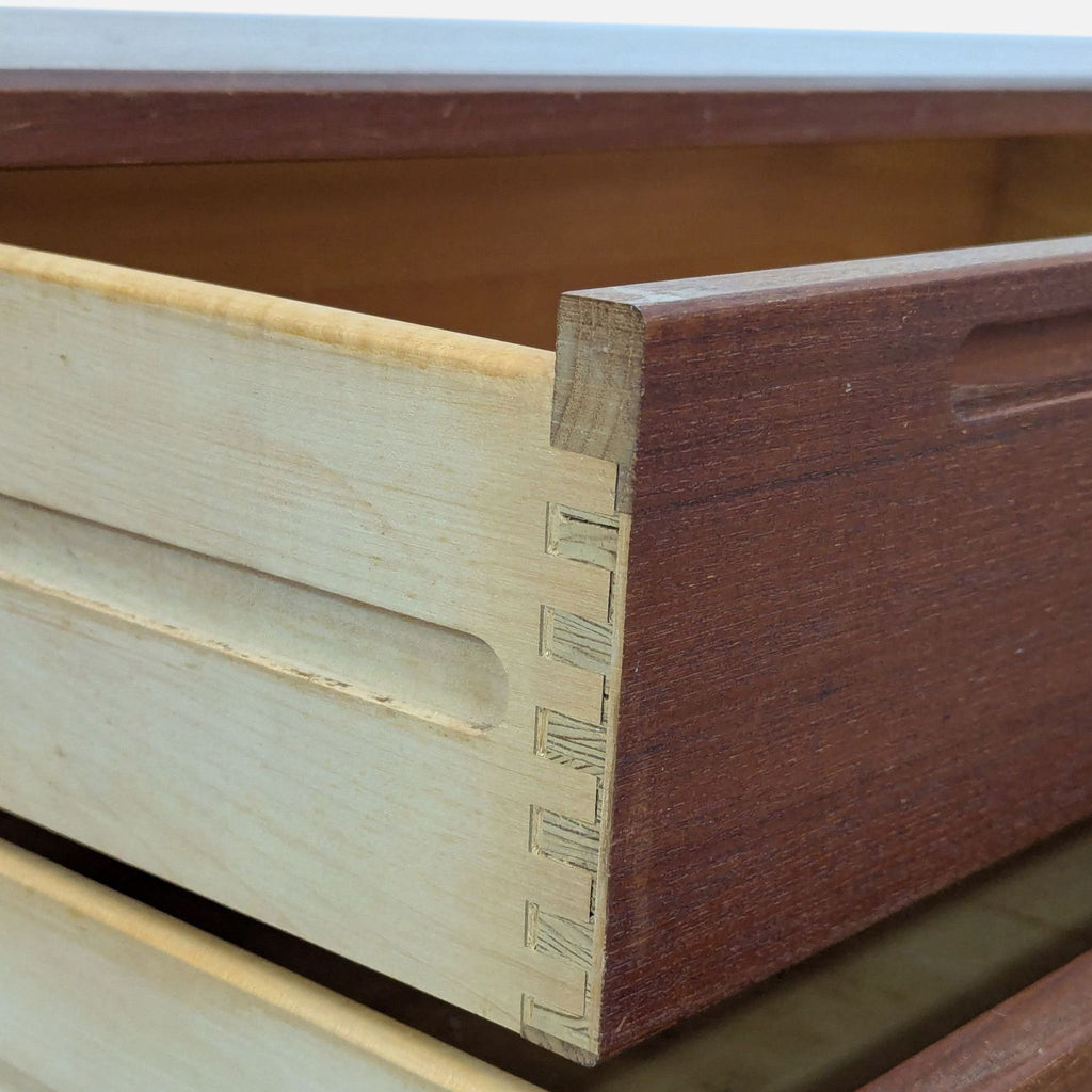 Danish Modern 6 Drawer Lowboy Dresser