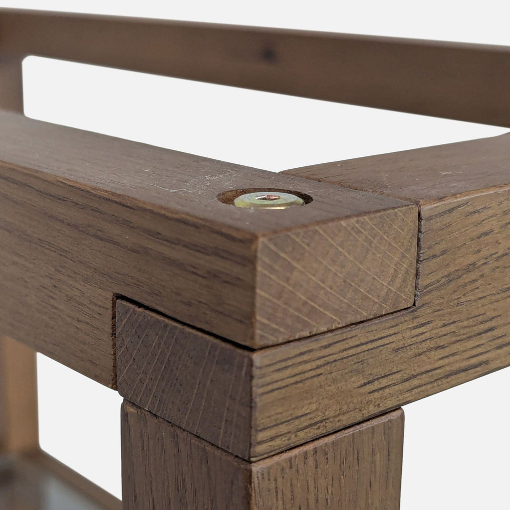 Classic Wood and Glass Bookshelf