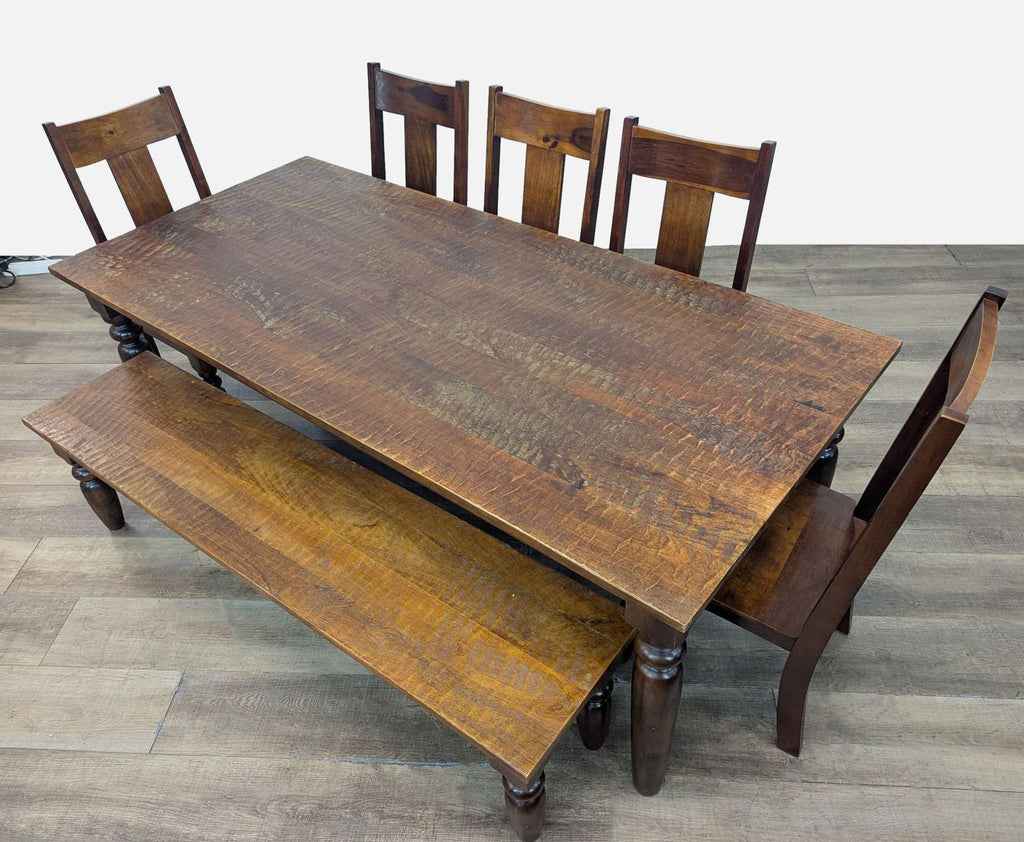 World Market Sourav  7 Piece Rustic Dining Set