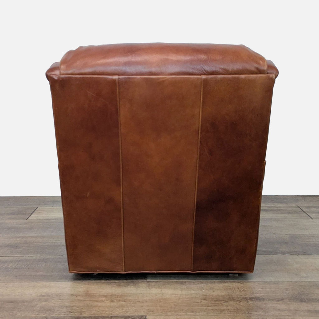 Whittemore-Sherrill Leather Lounge Chair with Ottoman