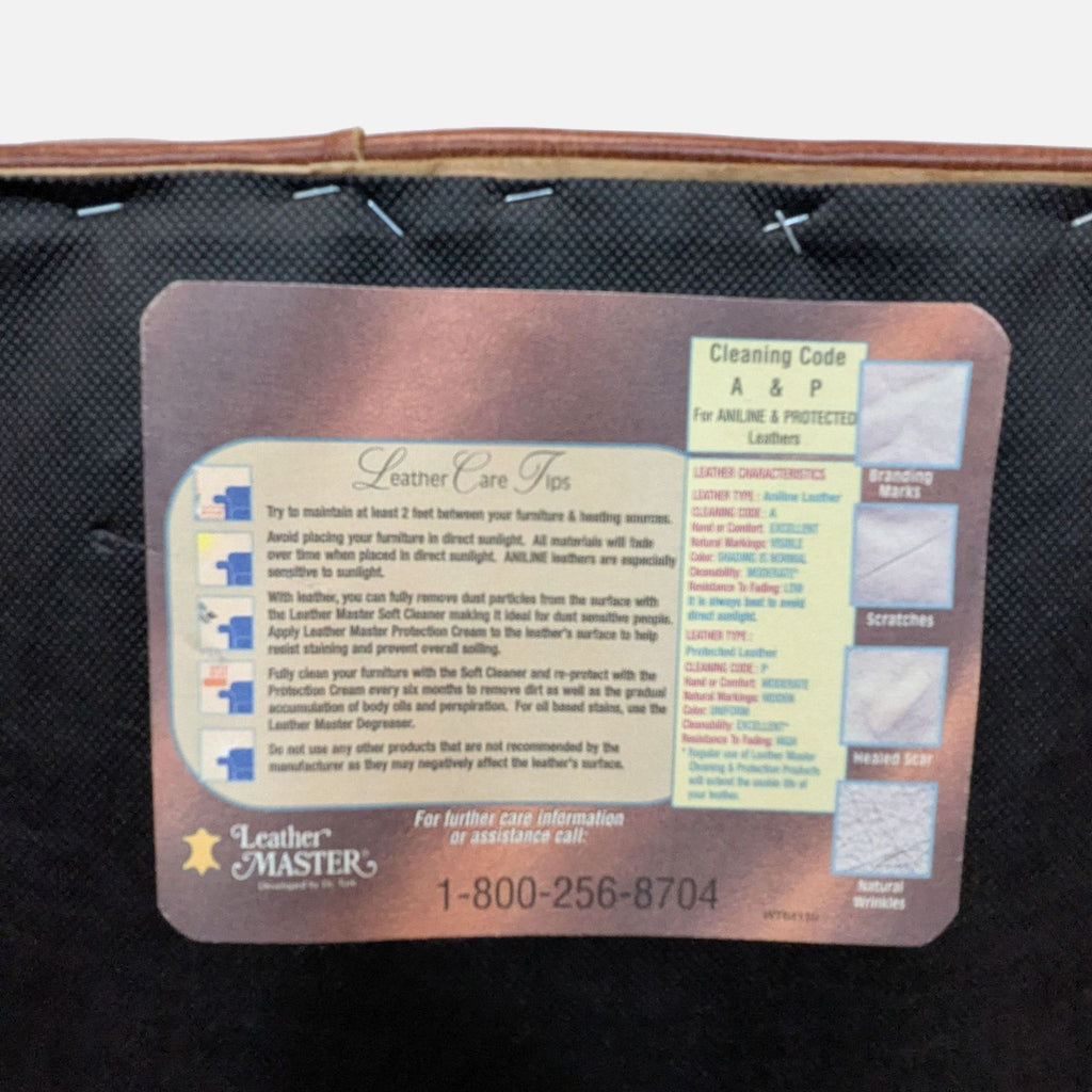 Whittemore-Sherrill Leather Lounge Chair with Ottoman