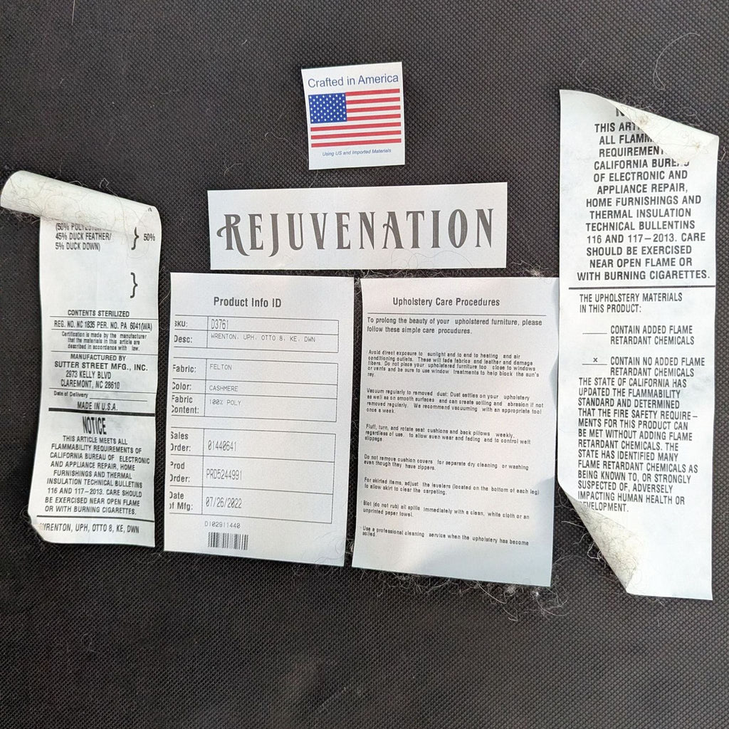 Rejuvenation Wrenton Coffee Table Ottoman