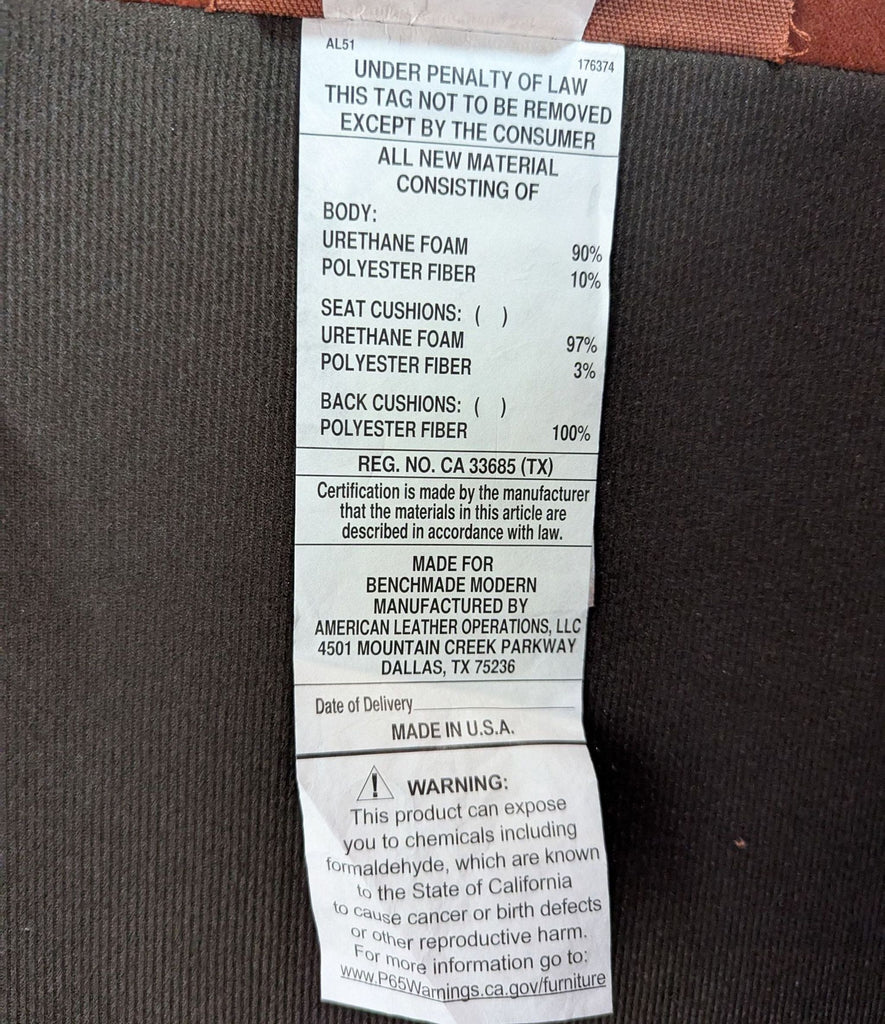 BenchMade Modern Eva 3-Seat Sofa with Ottoman