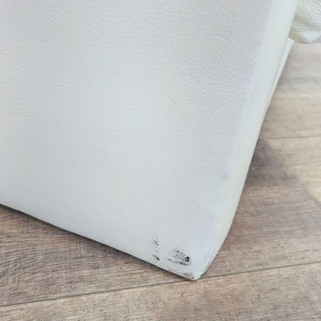 West Elm Modern Tufted Leather Lounge Chair