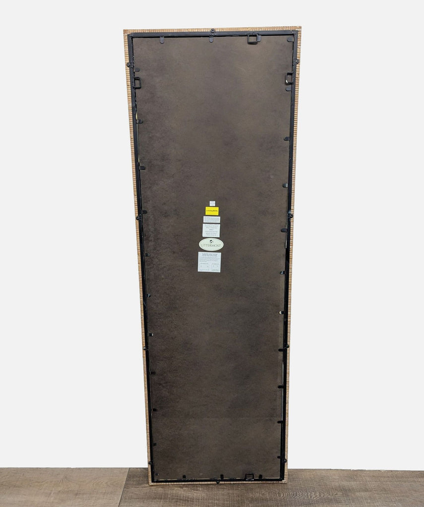 Uttermost Natural Rattan Floor Mirror