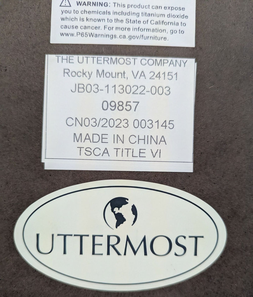 Uttermost Natural Rattan Floor Mirror