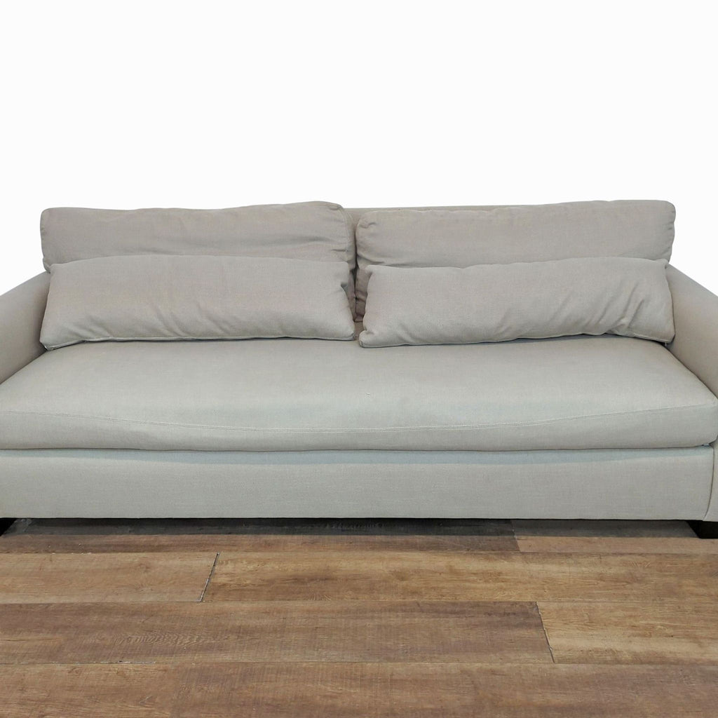 Pottery Barn York Roll Arm Deep Seat Sofa