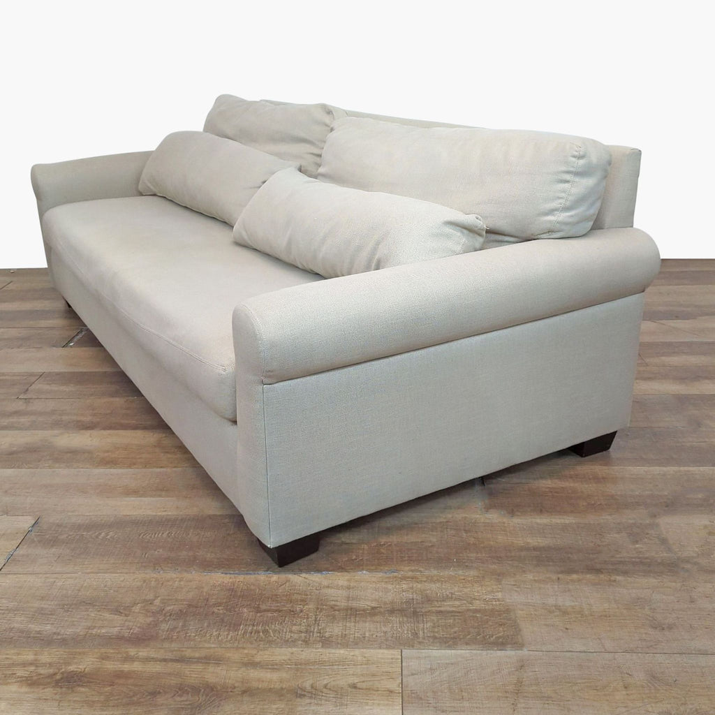 Pottery Barn York Roll Arm Deep Seat Sofa