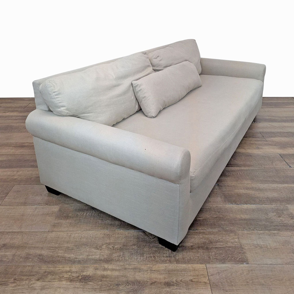 Pottery Barn York Roll Arm Deep Seat Sofa