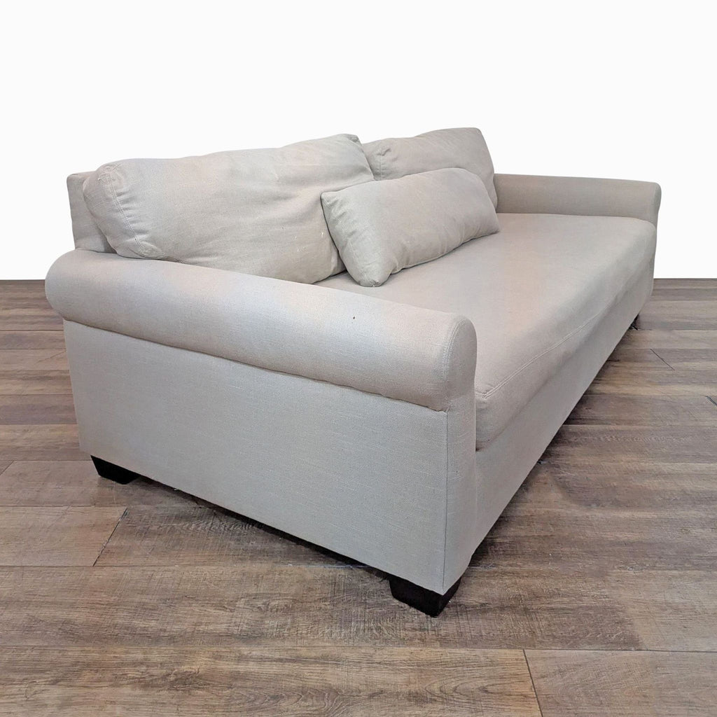 Pottery Barn York Roll Arm Deep Seat Sofa