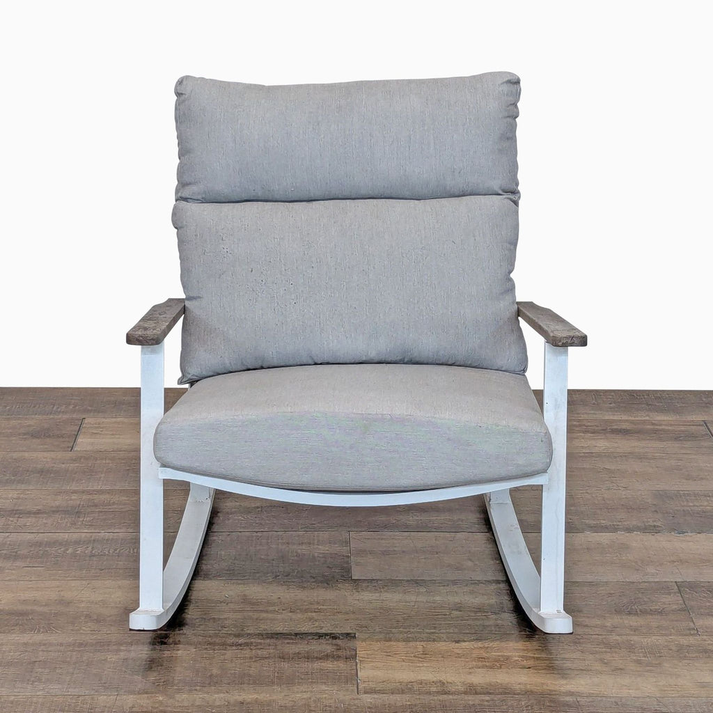 Article Eleya Outdoor Rocking Chair in Cera Gray
