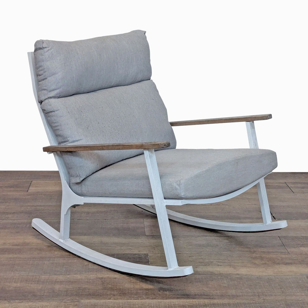 Article Eleya Outdoor Rocking Chair in Cera Gray