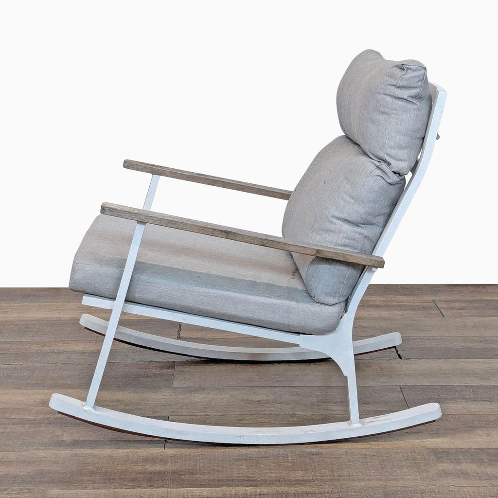 Article Eleya Outdoor Rocking Chair in Cera Gray