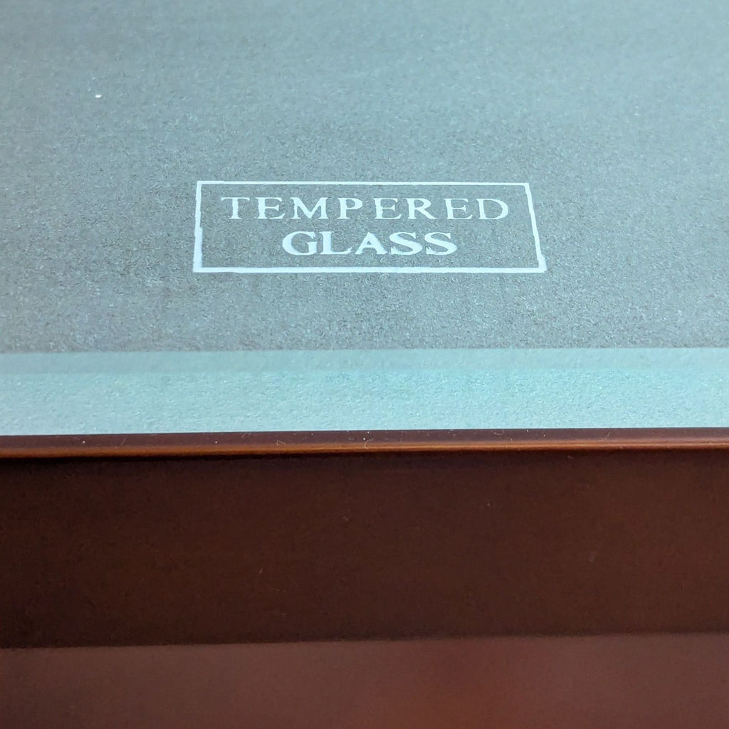 Frosted Glass Top Coffee Table with Shelf