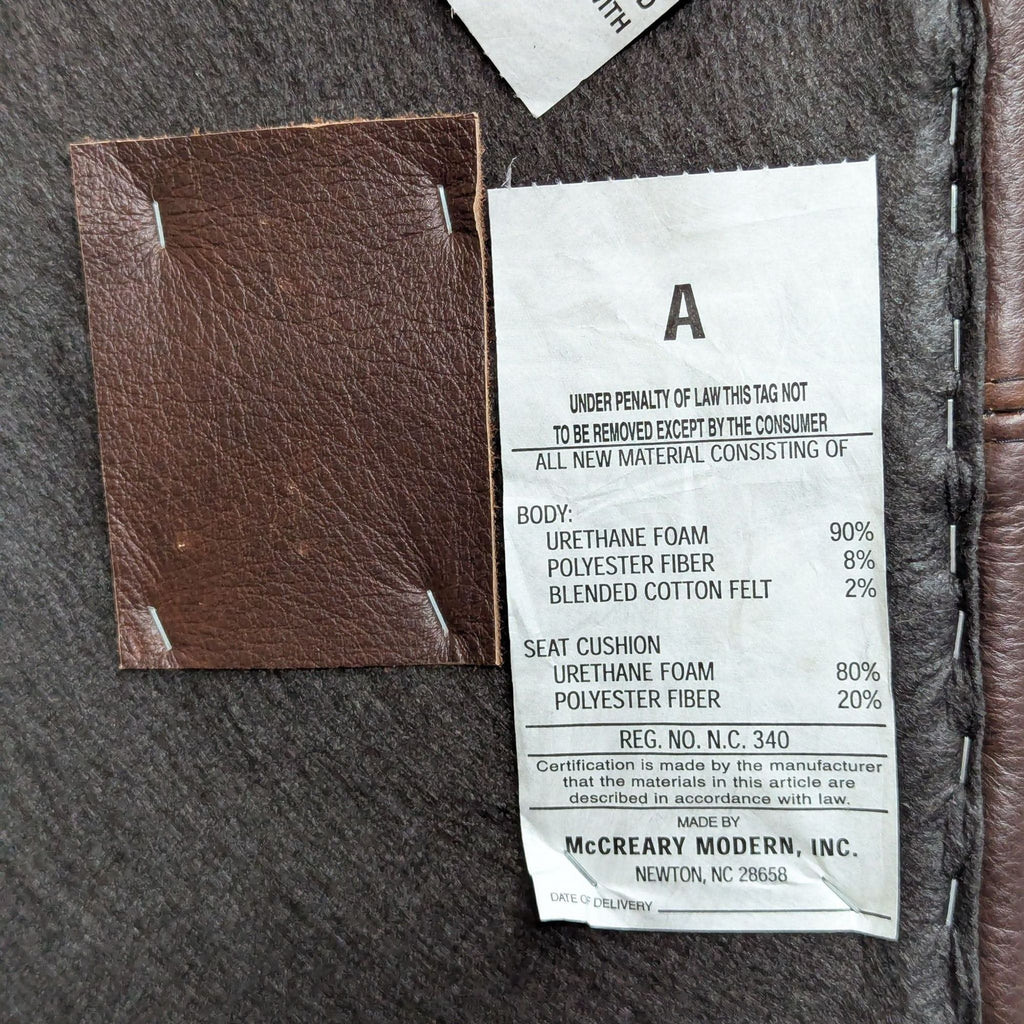 McCreary Modern Leather Storage Ottoman on Casters