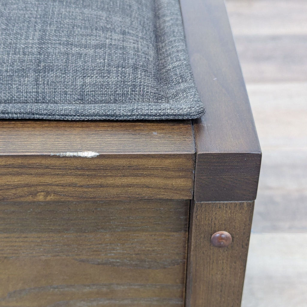 Room & Board Shoe Bench with Cushion