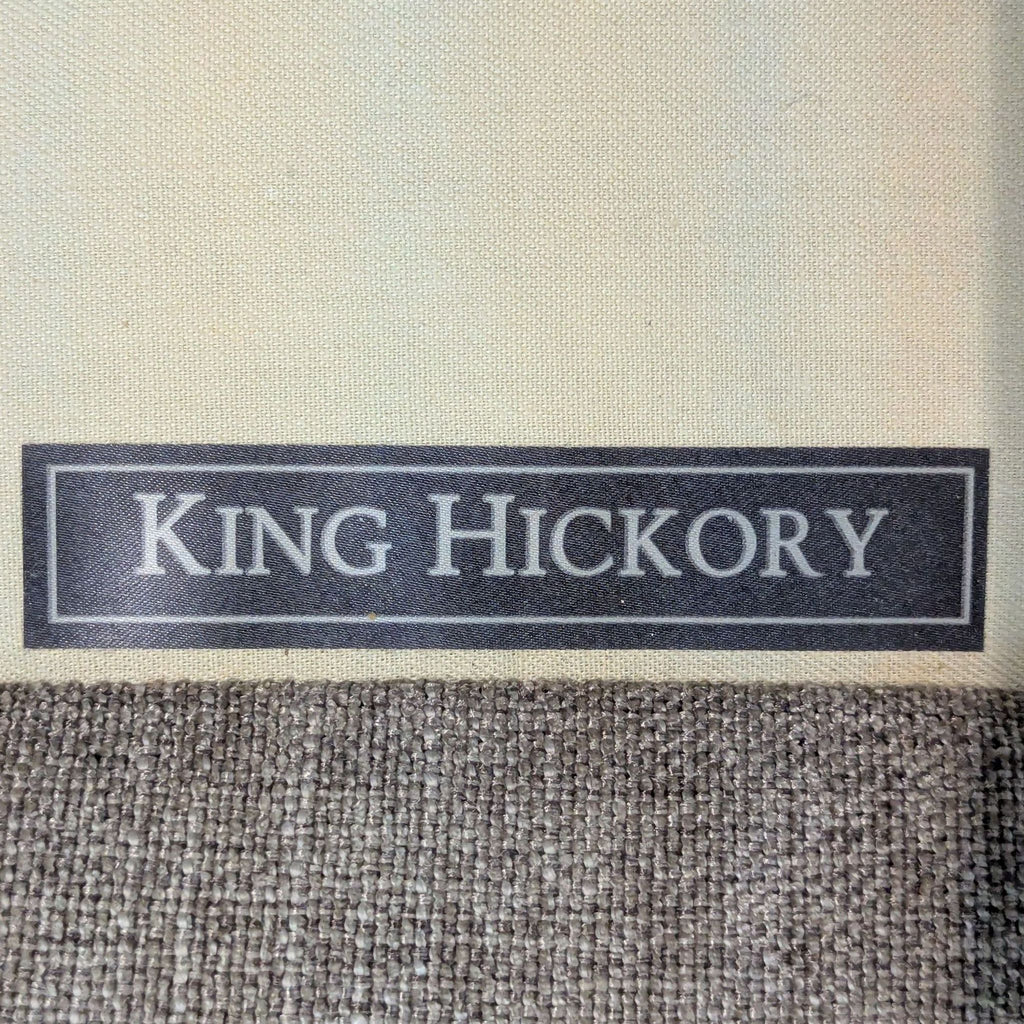 King Hickory L-Shaped Sectional Sofa in Neutral Fabric