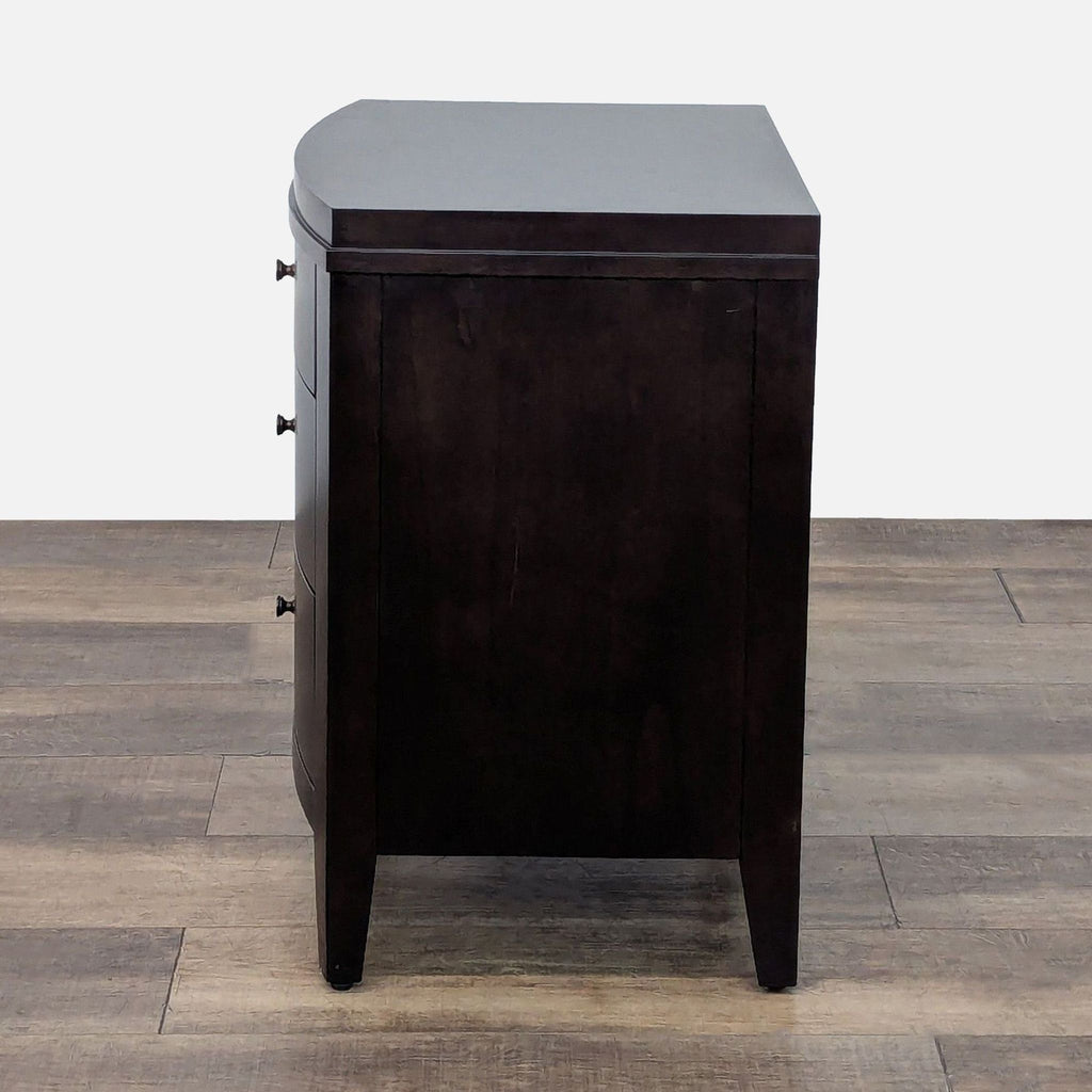 Crate & Barrel Three Drawer Nightstand