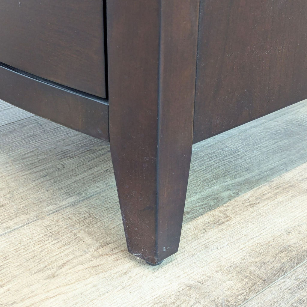 Crate & Barrel Three Drawer Nightstand