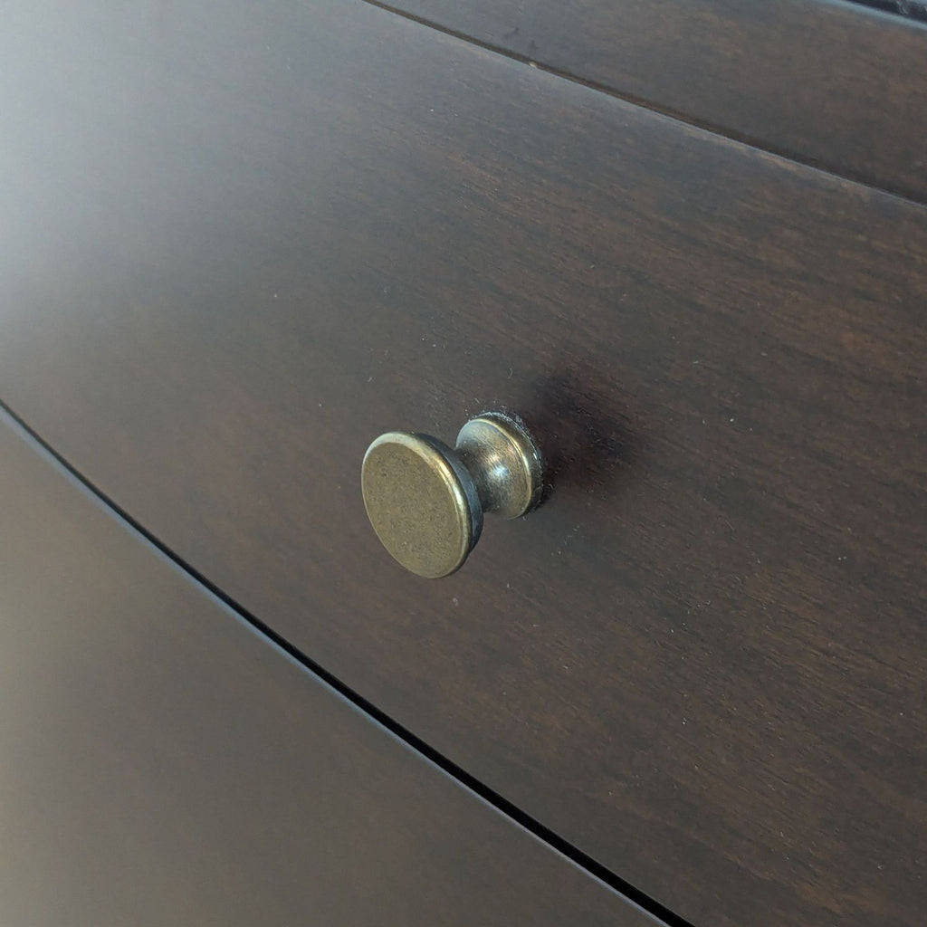 Crate & Barrel Three Drawer Nightstand