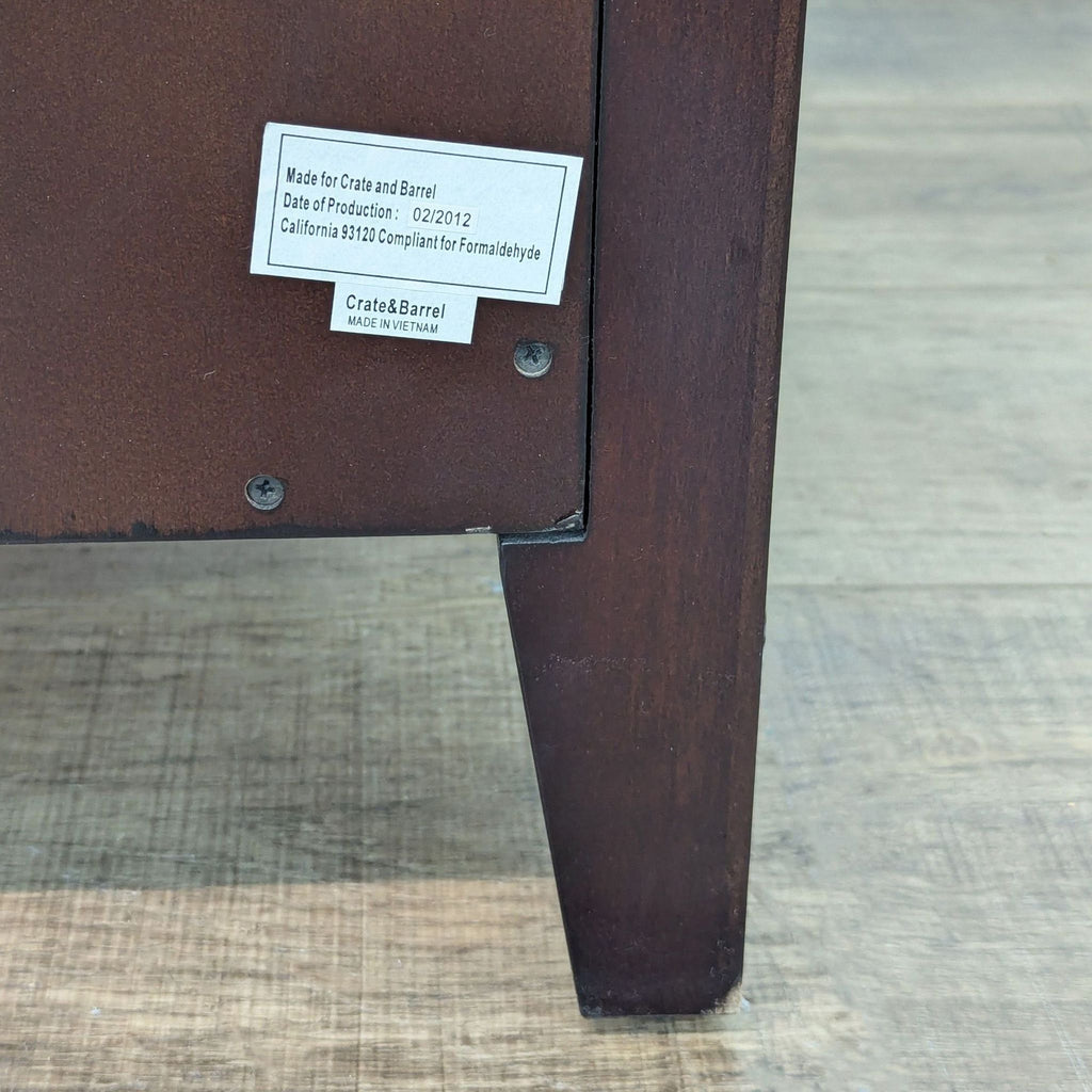 Crate and Barrell Transitional 6 Drawer Dresser