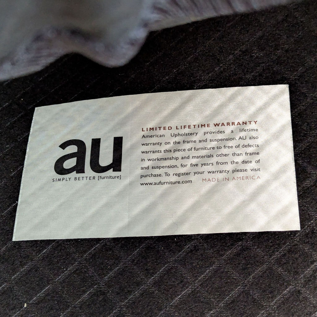 American Upholstery (AU) Modern Reclining Lounge Chair