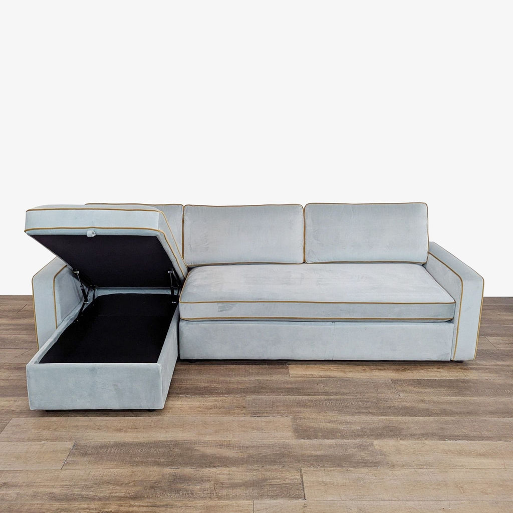 Interior Define Modern James Sleeper Sofa with Chaise