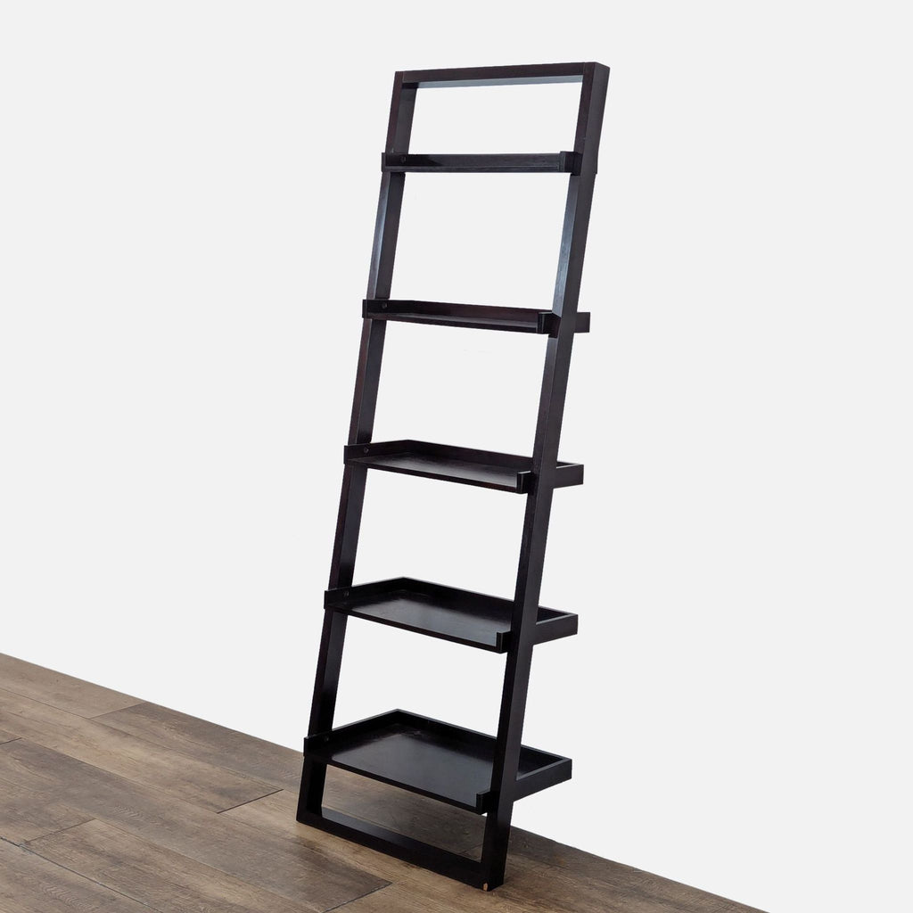 Crate & Barrel Sawyer Leaning Bookshelf