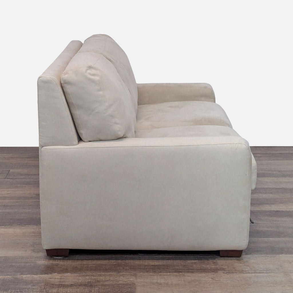 American Upholstery Beige Sleeper Sofa/Loveseat