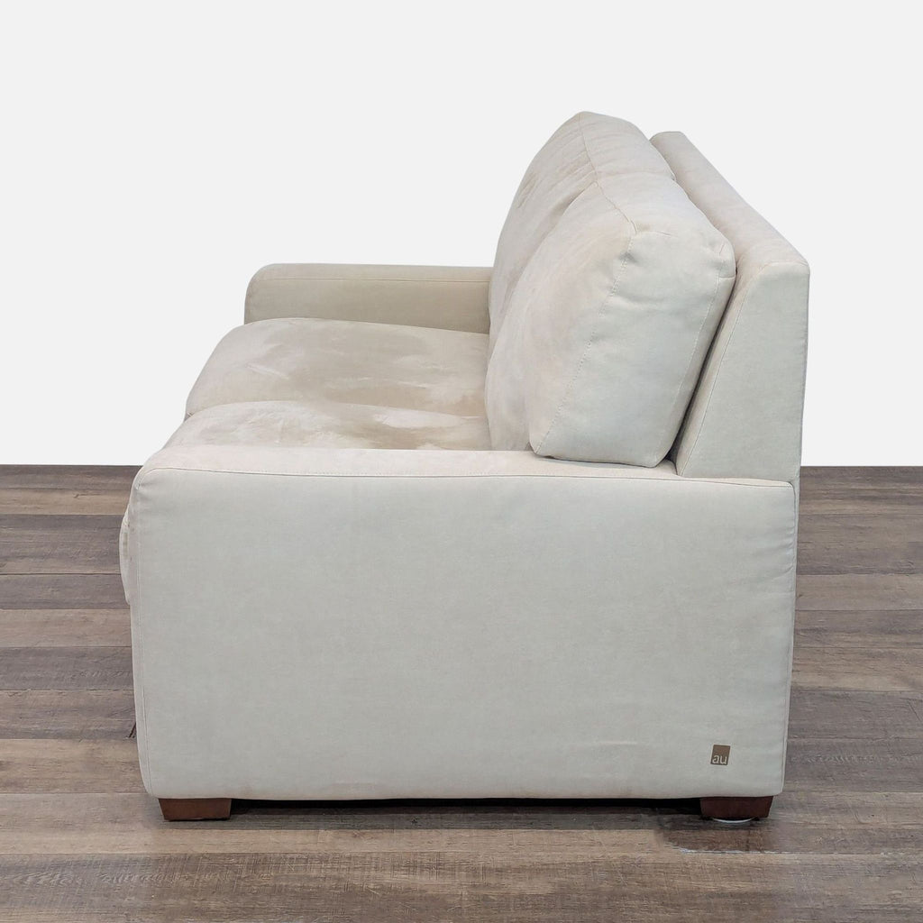 American Upholstery Beige Sleeper Sofa/Loveseat