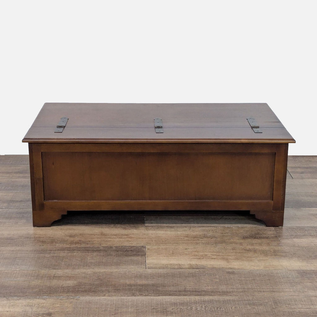 One Drawer Wood Coffee Table with Storage