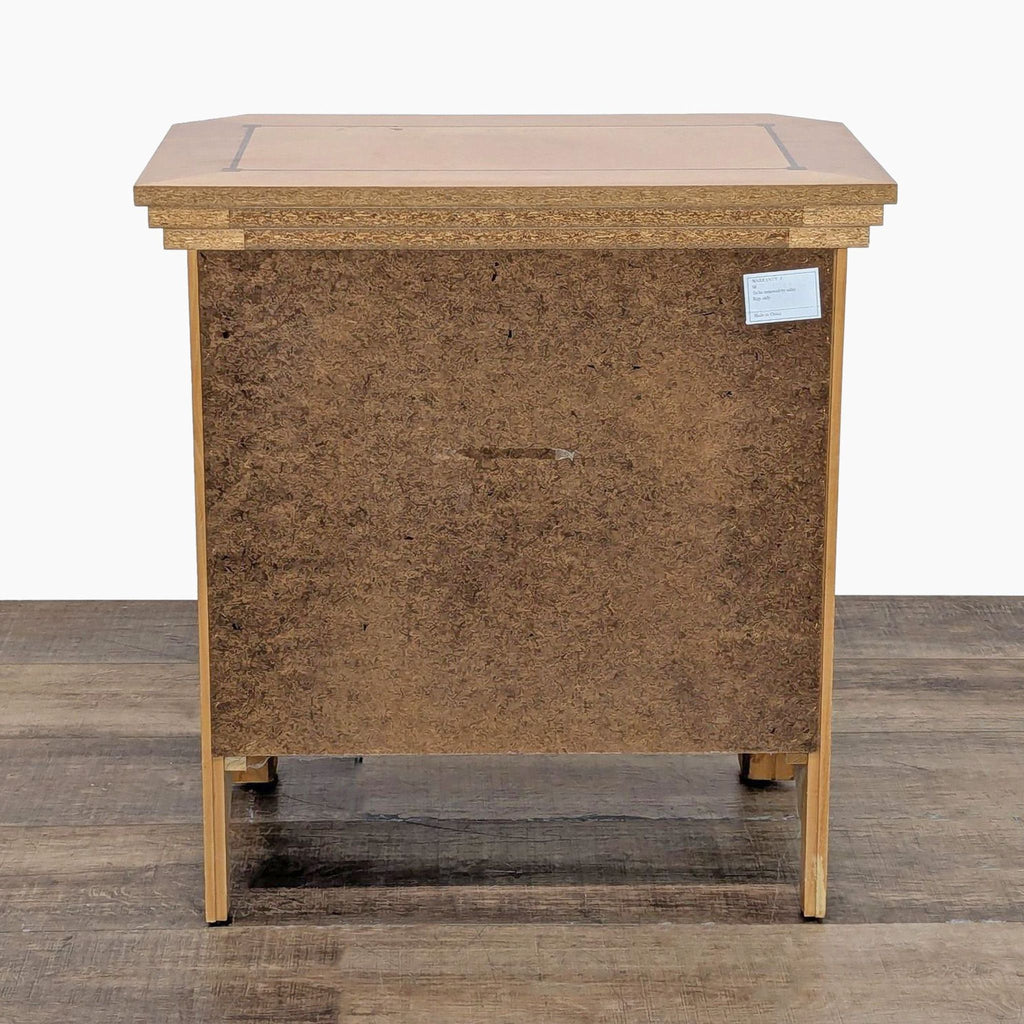 Two Drawer Nightstand with Pull-Out Tray