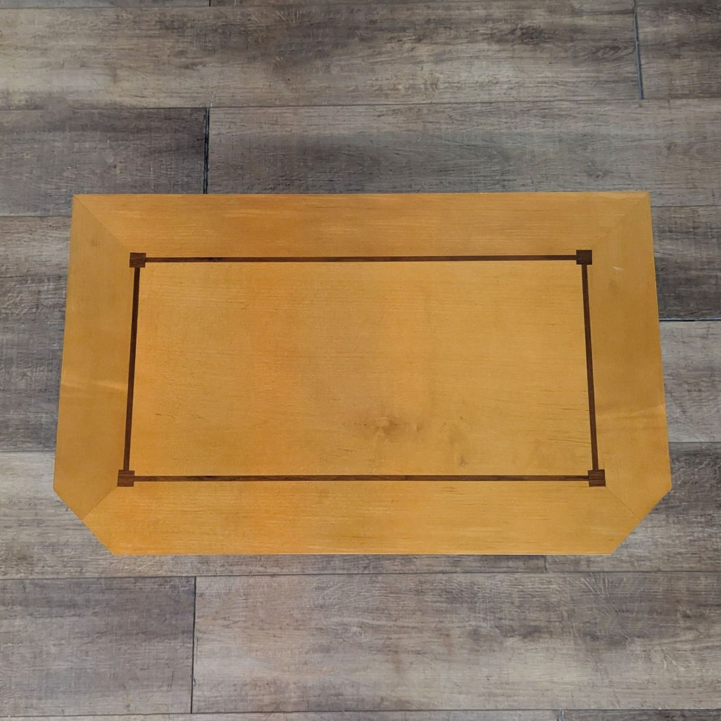 Two Drawer Nightstand with Pull-Out Tray