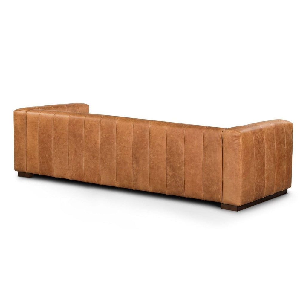Poly & Bark Canale Modern Sofa in Cognac Tan